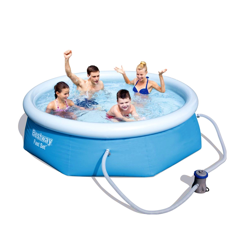 Bestway Fast Set medence  2,44 x 0,66 m 57268 + szűrőbetétes szűrés
