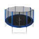 Aga SPORT PRO Trambulin 366 cm Kék + védőháló + létra