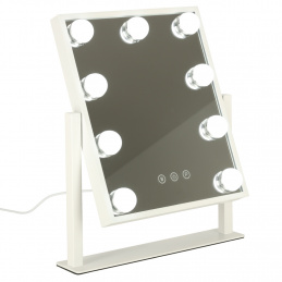 LED sminktükör USB izzókkal 25x30cm