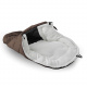 Aga puffer kabát  Frost 3in1 Fusak barna