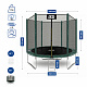 Aga SPORT TOP Trambulin 250 cm Sötétzöld + védőháló + létra