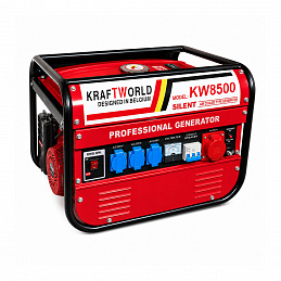 KraftWorld Háromfázisú benzinmotoros áramfejlesztő KW-8500 2 kW