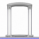 Linder Exclusiv bőröndkészlet  COLOR ALUMINUM MC3058 S,M,L lila