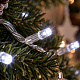 Linder Exclusiv Karácsonyi lánc elemmel 50 LED Hideg fehér