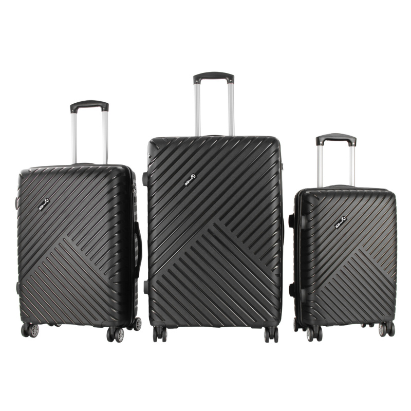 Aga Travel Utazási bőröndkészlet MR4677 Fekete