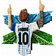 LEGO® Editions 43018 Lionel Messi – Gólöröm
