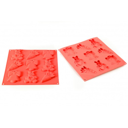 Silikomart Sütőforma 9 darabos készlet sárga