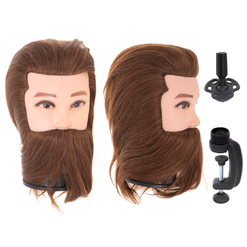 Aga Holičský edzés - szakállas fej BARBER barna