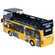 Fém emeletes busz ZA2094 - sárga