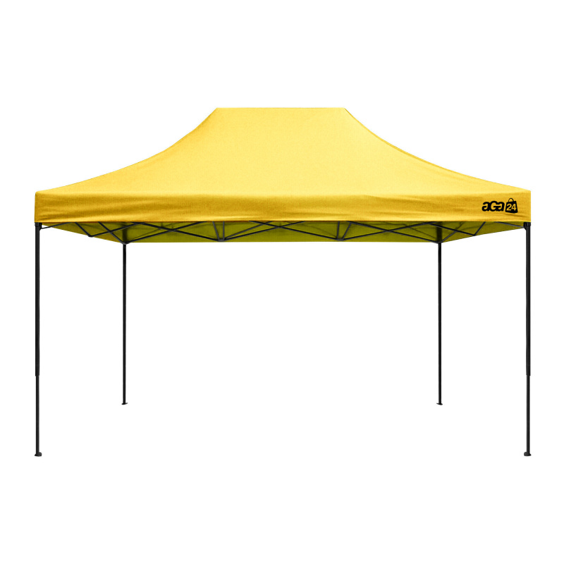 Aga Oldalsó falak nélküli eladói stand 3x4,5 m Sárga