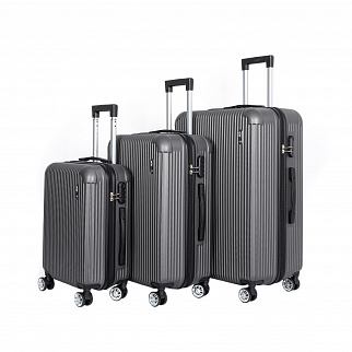Aga Travel MR4652 bőröndszett Szürke