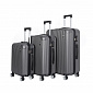 Aga Travel MR4652 bőröndszett Szürke