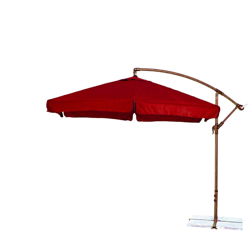 Aga kerti napernyő EXCLUSIV GARDEN 300 cm sötétvörös