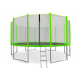 Aga SPORT PRO trambulin 518 cm Világoszöld + védőháló + létra + cipőzseb
