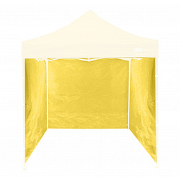 Aga oldalfalak az eladási standhoz 3x3m Sárga