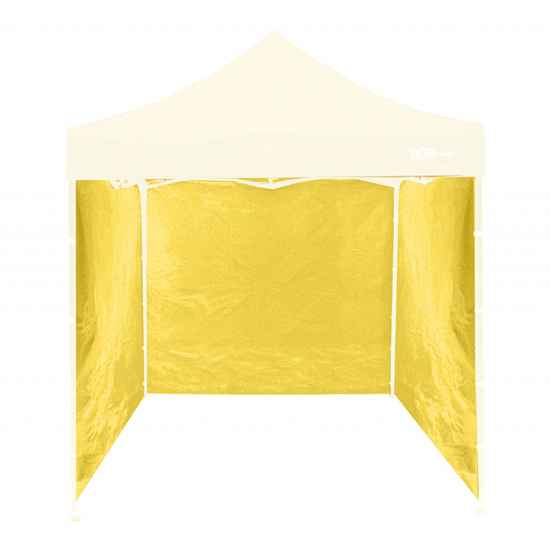 Aga oldalfalak az eladási standhoz 3x3m Sárga