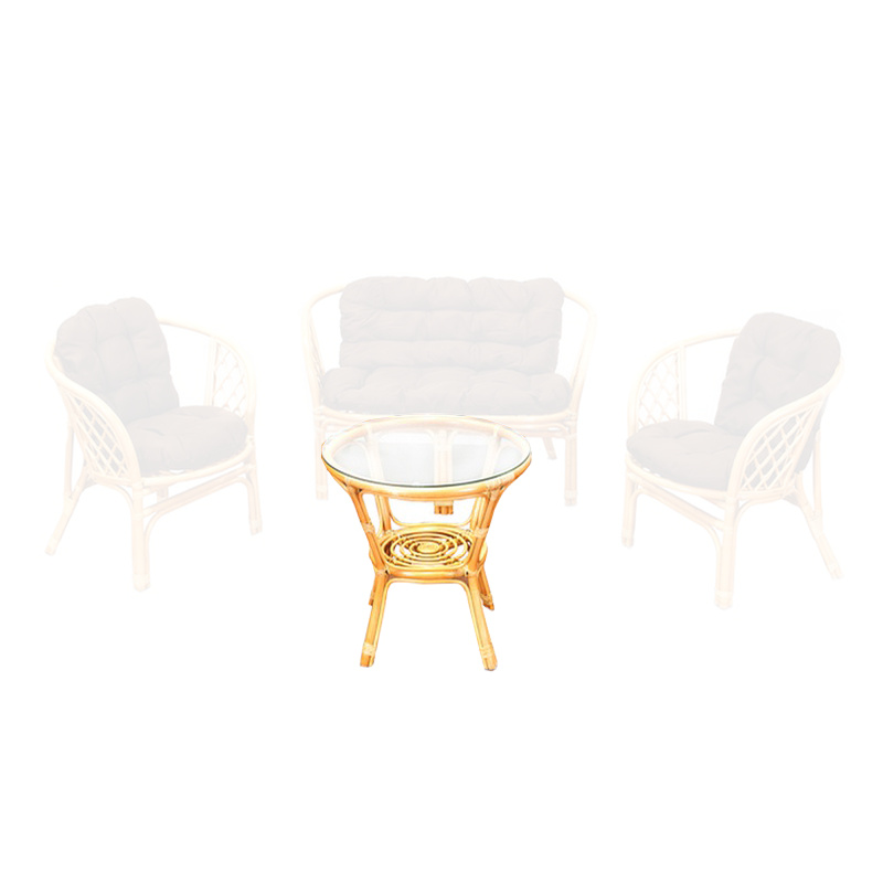 Aga rattan kerti szett  BAHAMA Honey Indo