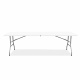 Aga Összecsukható műanyag asztal 244x74x74 cm