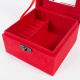 Aga Ékszerdoboz 12,2x12,2x8,5 cm Piros