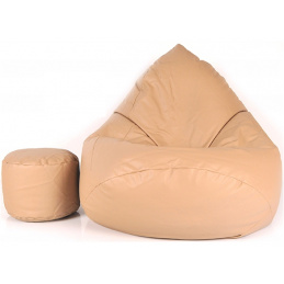 Aga kanapé táska XXXL + lábtartó Kávé