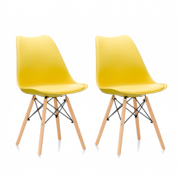 Aga 2x Étkezőszék MR2035 Sárga