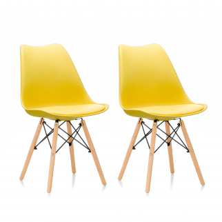 Aga 2x Étkezőszék MR2035 Sárga