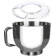 Konyhai robotgép darálóval 6,2 l, 2200 W Fekete Ruhhy 16747