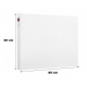 Convecto Elektromos konvektor 480 W 60x80 cm