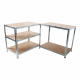 Linder Exclusiv Fém polc 180x90x40 cm 5 polc
