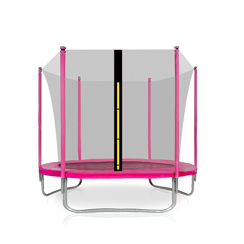 Aga SPORT FIT trambulin 180 cm Rózsaszín + belső védőháló