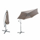 Aga Kerti napernyő konzolos 300 cm Szürkésbarna