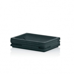 Szappantartó POSIDON poli fekete - Kela