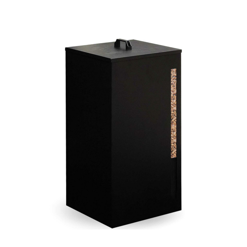 Aga Pellet tároló 36x36x72 cm Fekete