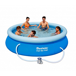 Bestway Fast Set medence  3,05 x 0,76 m 57270 + szűrőbetétes szűrés