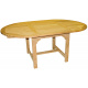Linder Exclusiv Kerti asztal TEAK OVAL DF53 180x120x75 cm 180x120x75 cm