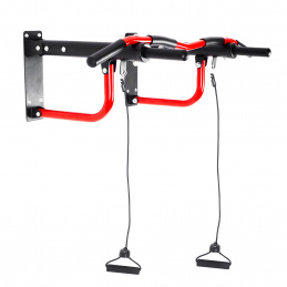 Aga Fali húzódzkodó rúd expanderekkel Piros