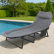 Aga Kemping összecsukható napozóágy Szürke