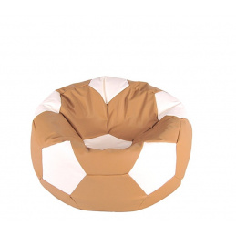 Aga kanapé táska BALL XXXL fehér - barna