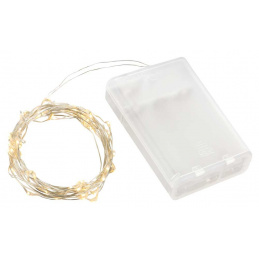 Linder Exclusiv Karácsonyi lánc elemmel 50 LED Meleg fehér Linder Exclusiv Karácsonyi lánc elemmel 50 LED Meleg fehér