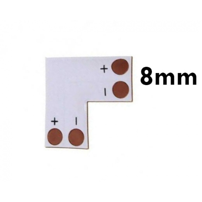 Sarok csatlakozó 3528 8mm LED szalagokhoz