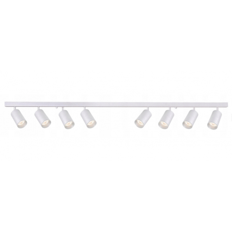 LED mennyezeti spotlámpa VIKI-L - 8xGU10 - fehér