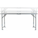 Linder Exclusiv Kempingasztal PICNIC MC330872 120x60x54/70 cm 120x60x54/70 cm