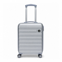 Linder Exclusiv Utazóbőrönd 40x20x55 cm Világosszürke