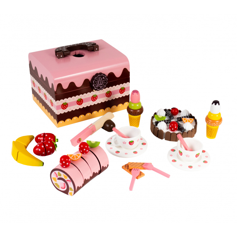 Aga4Kids Fa doboz fából készült édességekkel