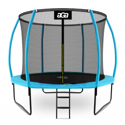 Aga SPORT EXCLUSIVE trambulin 305 cm világoskék + védőháló + létra