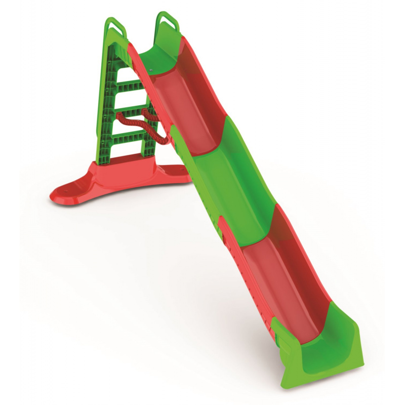 Doloni csúszda fogantyúval + vízcsatlakozás 400 cm Piros-zöld