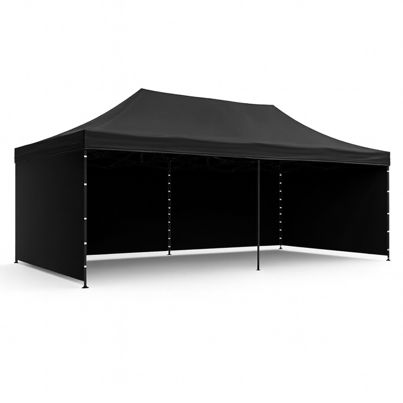 Aga Ollózáras stand PARTY 3x6m Fekete