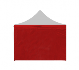 Aga oldalfalak pavilonhoz PARTY 3x4,5 m Piros