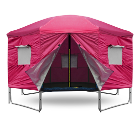 Aga trambulin sátor 366 cm (12 láb) rózsaszínű
