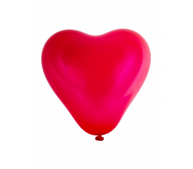 Aga4Kids Latex léggömb HEART piros 25 cm- nem megfelelő állapotban